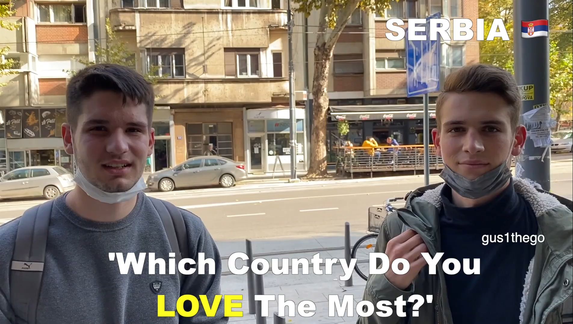 街头采访 - 塞尔维亚人最喜欢哪个国家?