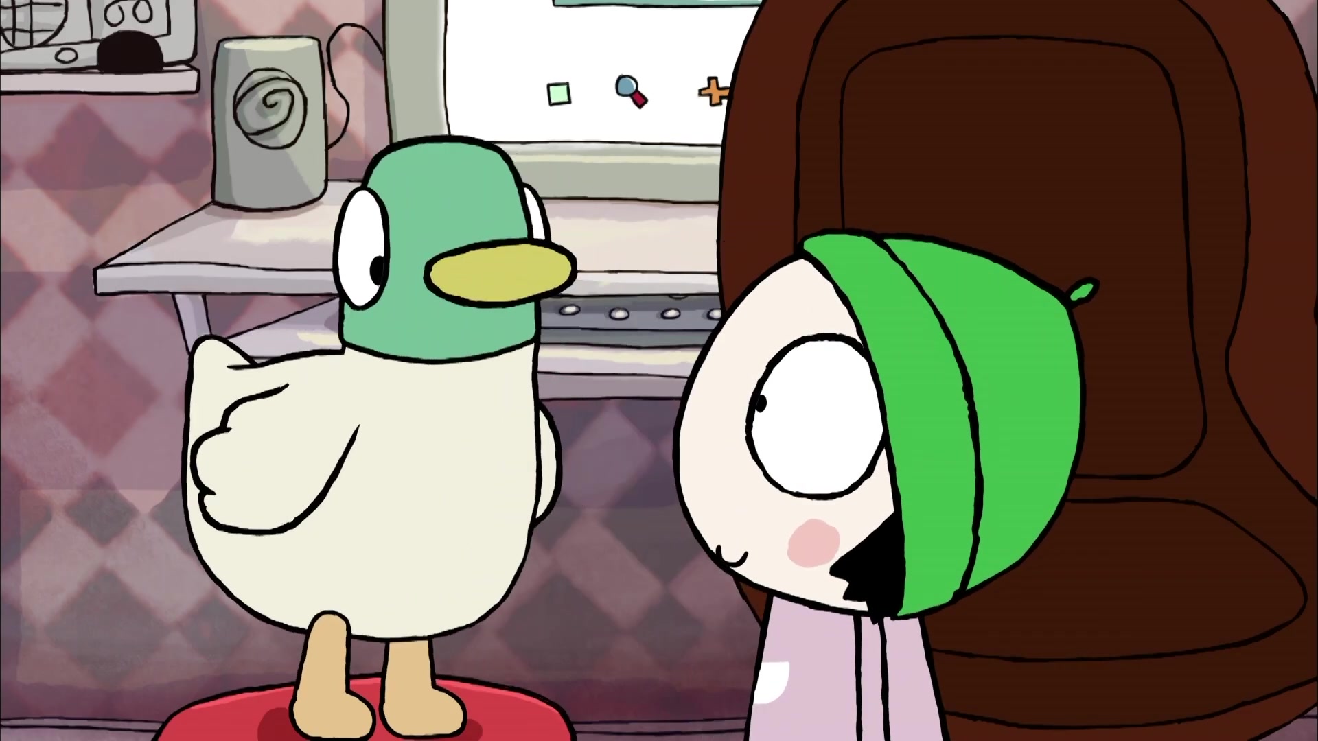 04-train fudge- quacky flappy clips - sarah and duck