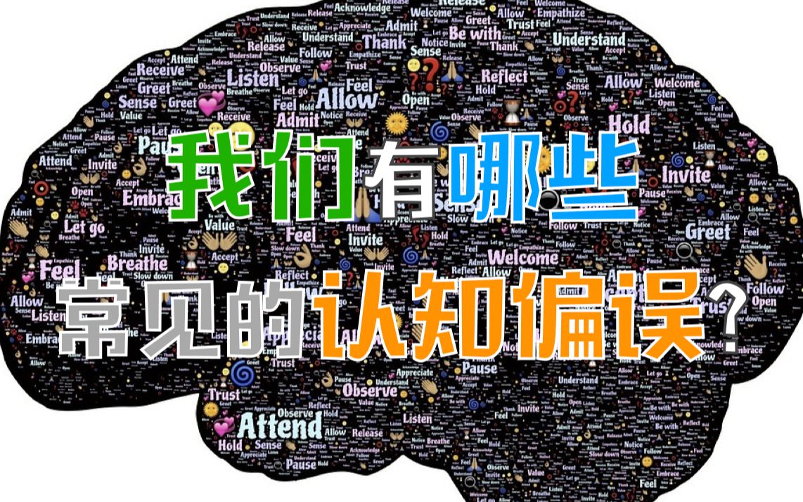 我们有哪些常见的认知偏误?哔哩哔哩bilibili