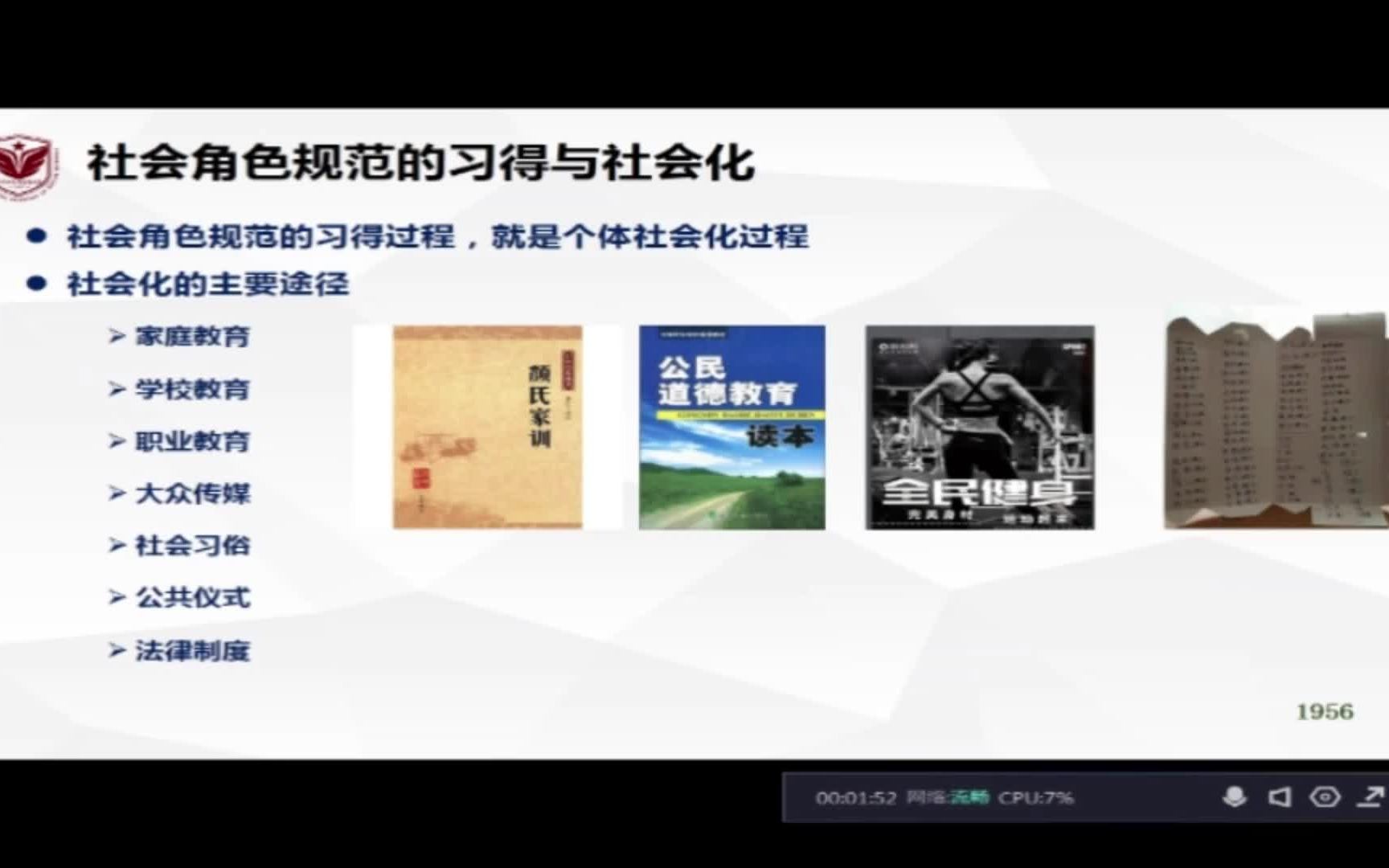 社会学概论第06章社会角色与互动——2021秋社会学院哔哩哔哩bilibili