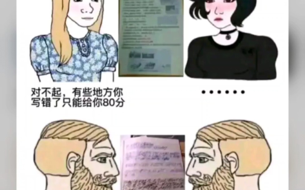 男女生差异梗图合集哔哩哔哩bilibili