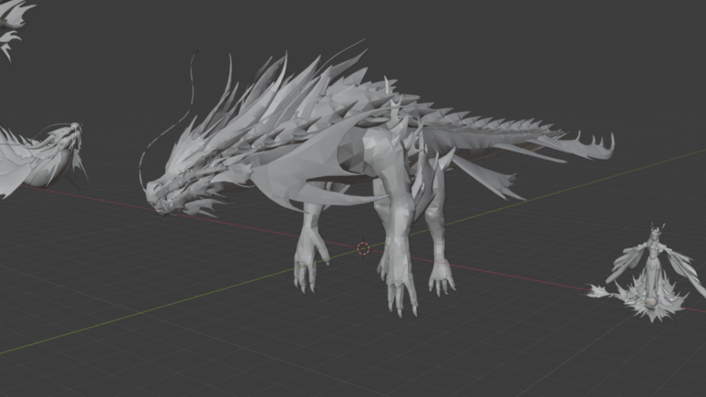 妄想山海-部分3d模型