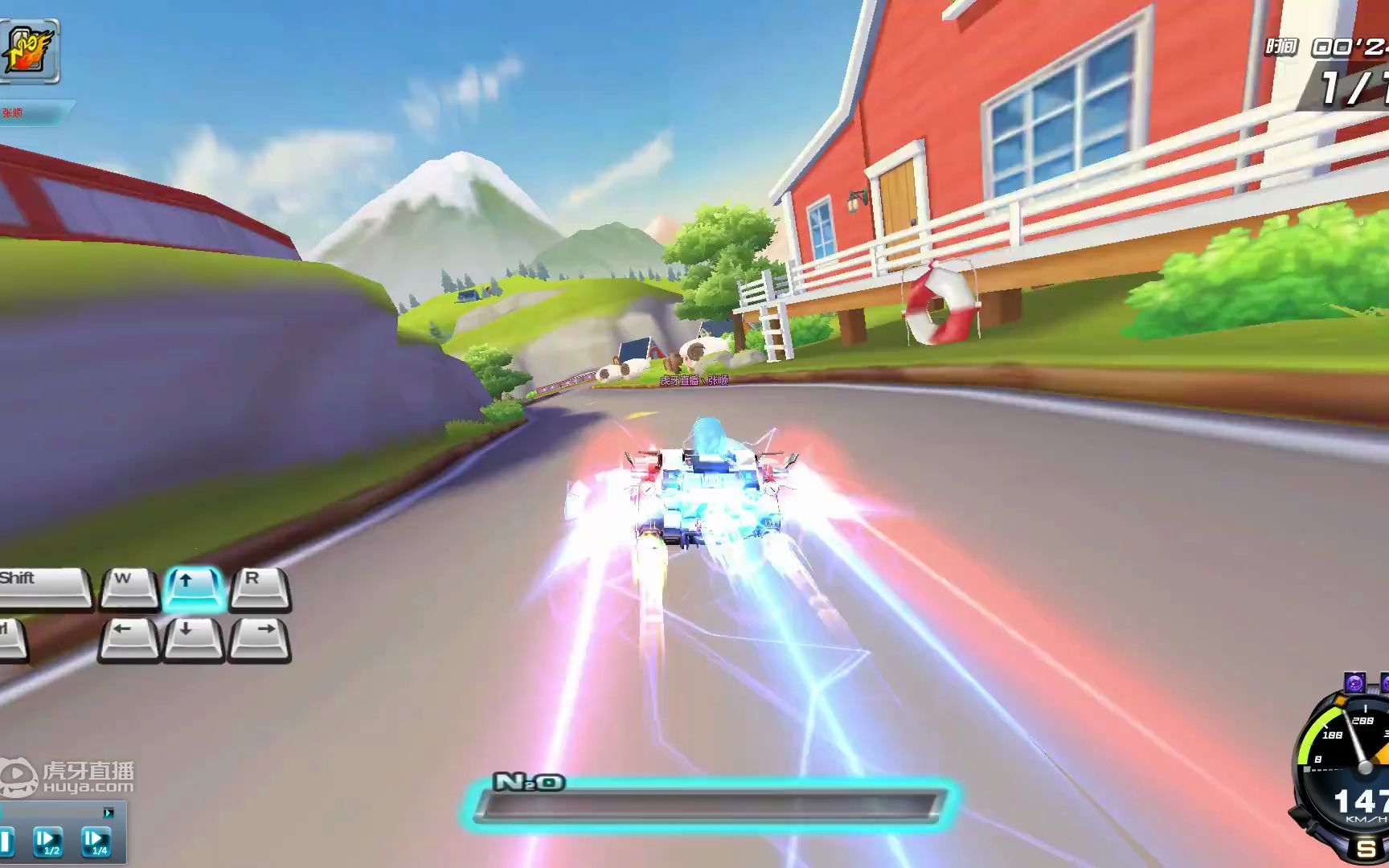 【qq飞车】车神桃乐张顺终极爆天甲计时苏格兰场无宝石1.57.