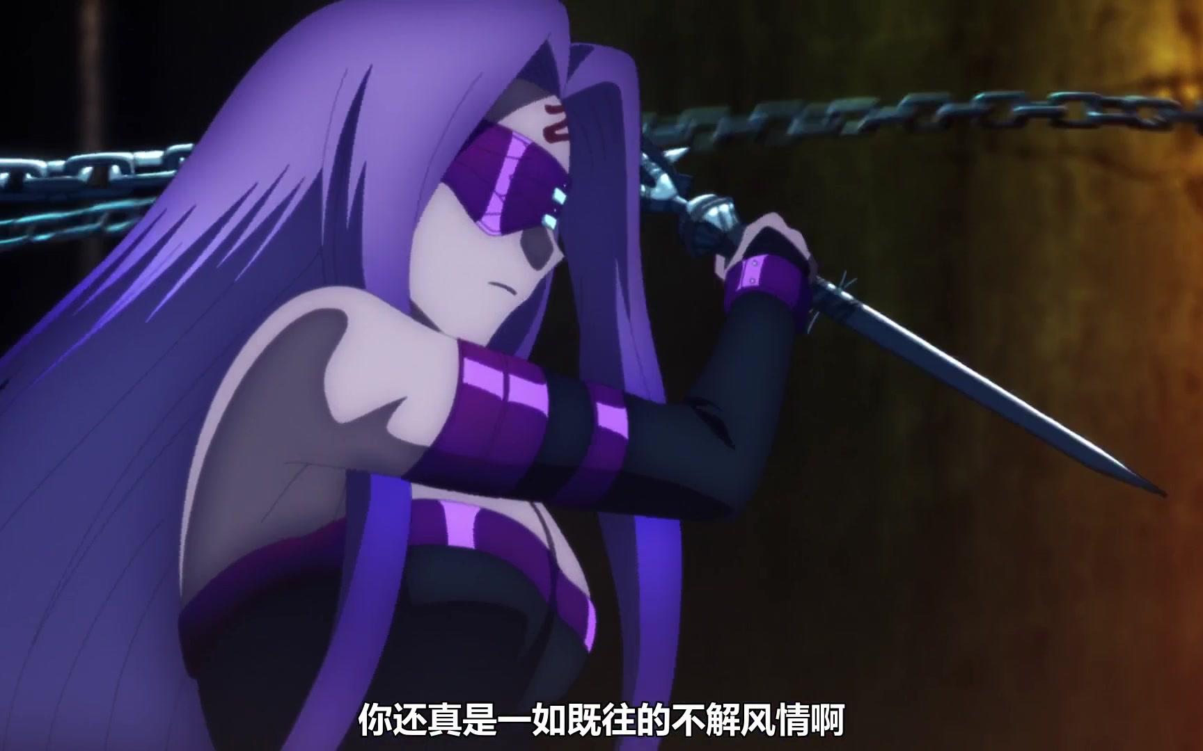 fate hf剧场版 枪兵 r姐 saber 精彩打斗合集 燃向