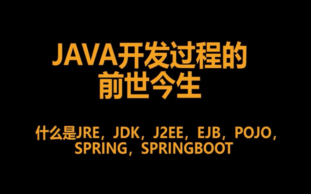 Java开发过程的前世今生(什么是J2EE、EJB、pojo、spring)