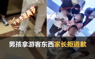 Descargar video: 女子集章册被男孩拿走，家长拒道歉称孩子小不懂事