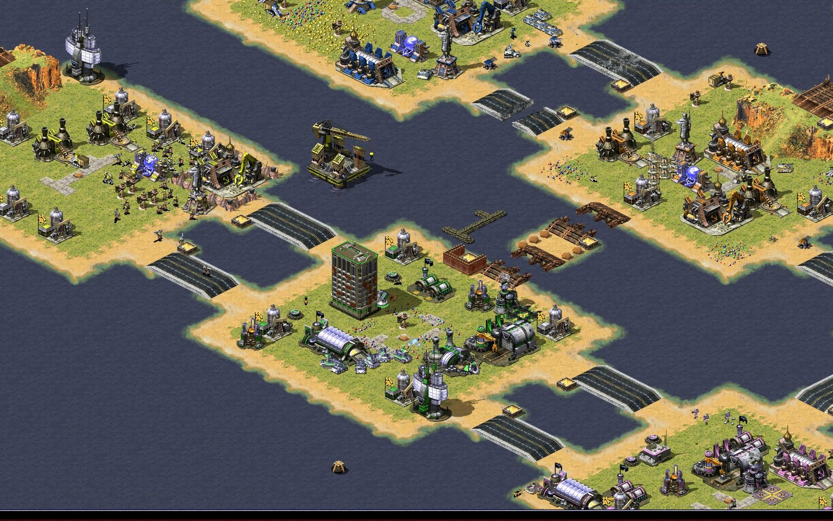 红警2死神来了5地图惊现船厂