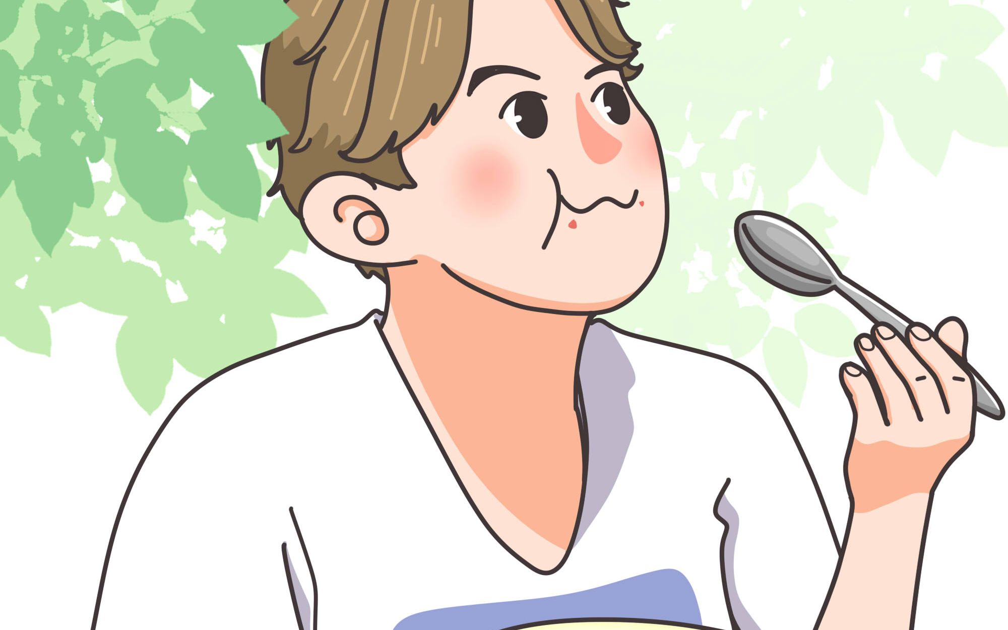 【手绘头像】吃西瓜的男孩,你喜欢怎么吃西瓜?