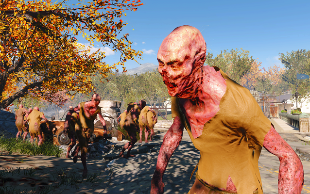 辐射4狂尸鬼尸潮进攻庇护山丘