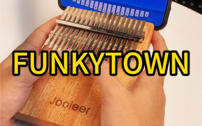 FUNKYTOWN 智乐卡林巴 #拇指琴 #智乐卡林巴 #卡林巴哔哩哔哩bilibili