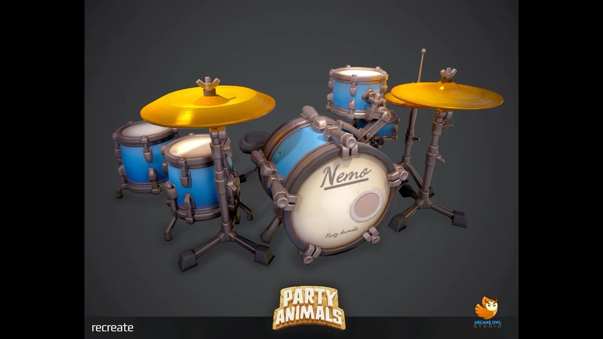 【猛兽派对美术设计欣赏】arcane owl studio