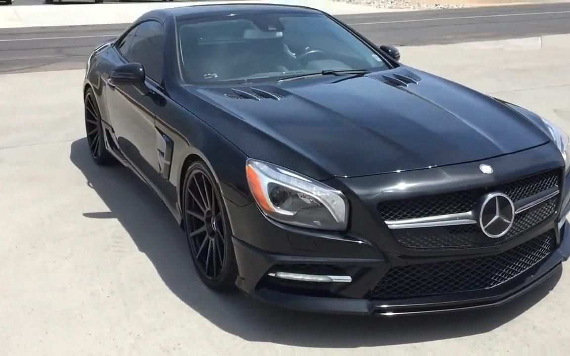 拉风帅气,硬顶敞篷跑车 巴博斯改装奔驰sl550!