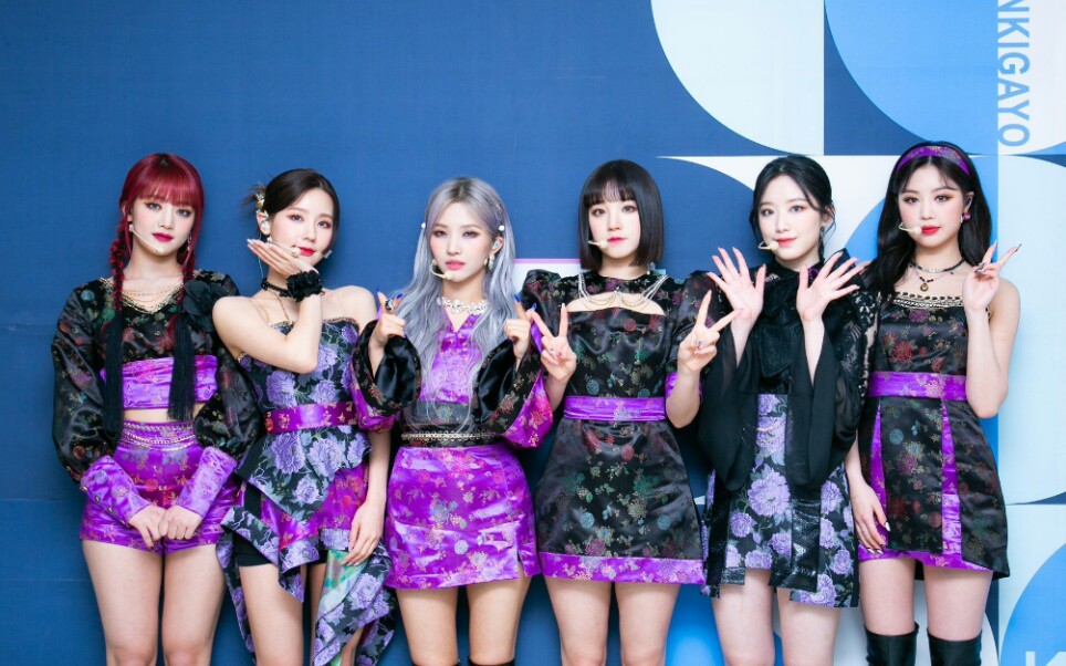 210117 gidle组合 回归舞台 - 火花  人气歌谣 现场版