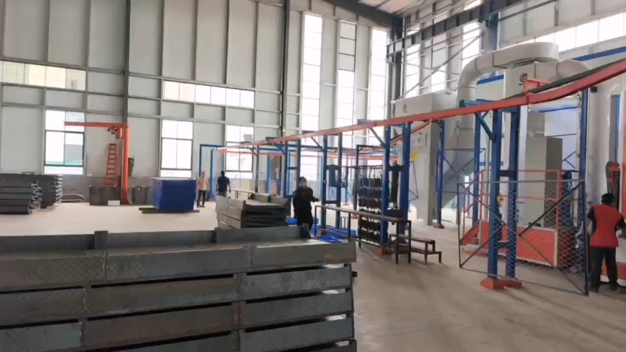 防护网喷塑流水线