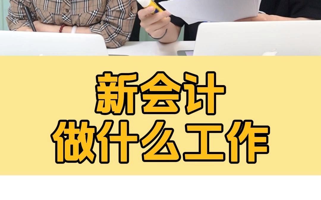 新会计做什么工作?哔哩哔哩bilibili