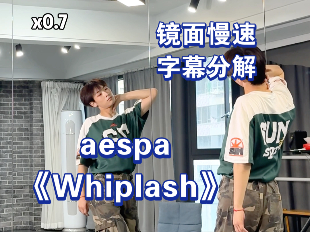 【阿泽】aespa新歌《Whiplash》副歌慢速字幕分解教学|一起掐脖子咯!哔哩哔哩bilibili