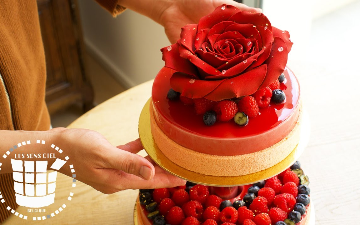 【Les sens ciel】为朋友的婚礼准备一个结婚蛋糕~|How to make Wedding cake哔哩哔哩bilibili