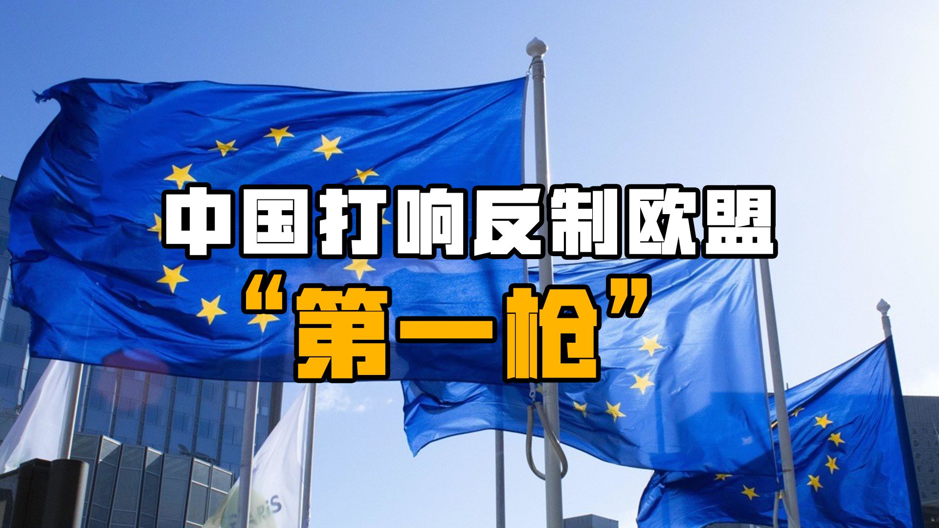 中欧贸易战正式开打!中国祭出杀手锏,欧洲这一产业面临噩梦?哔哩哔哩bilibili