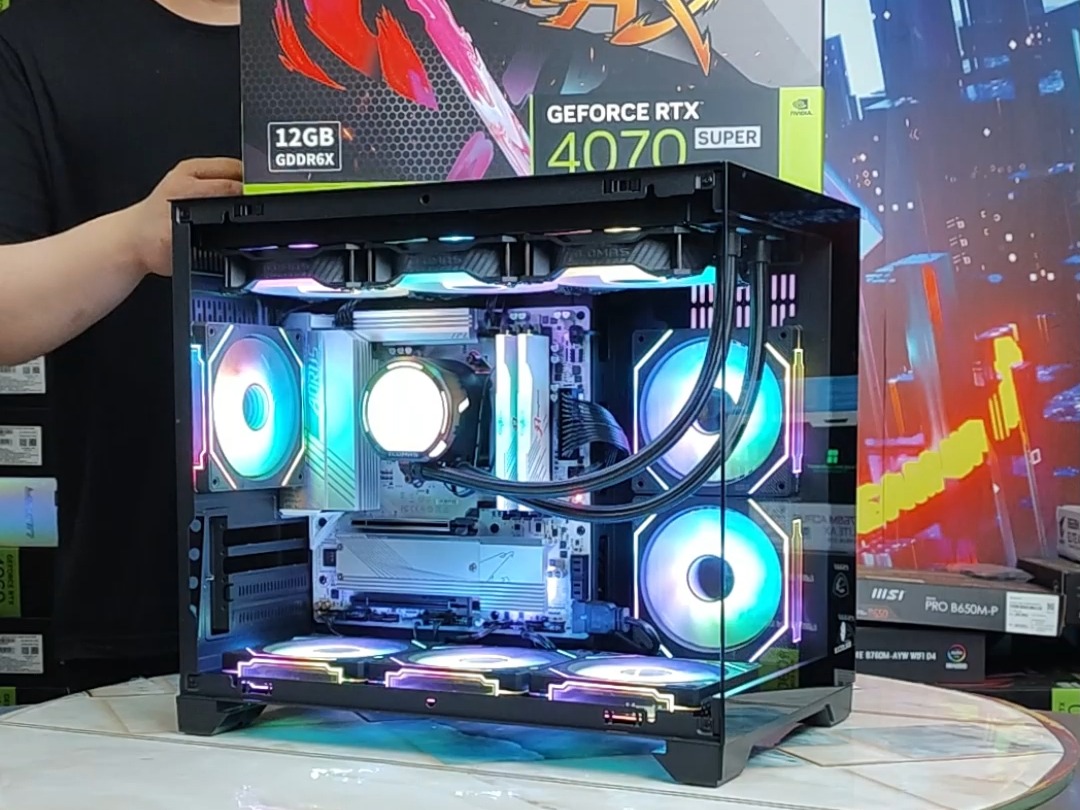 AMD高帧方案 7800X 3D(7500F过渡CPU)+RTX4070 SUPER超频方案,精调小参降低内存时序,有效提升1%LOW帧哔哩哔哩bilibili