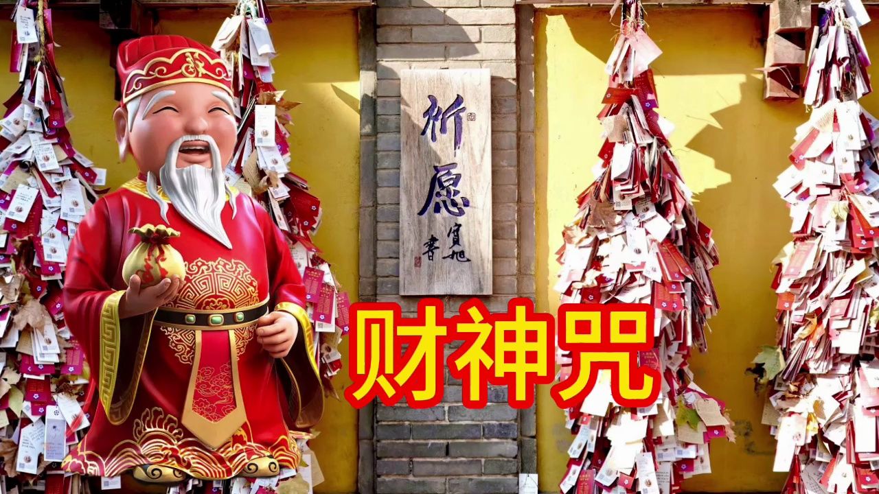 [图]特别好听《财神咒》常听招财转运，多财富贵