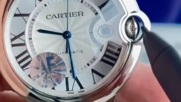 af厂卡地亚蓝气球大气球腕表细节做工讲解评测