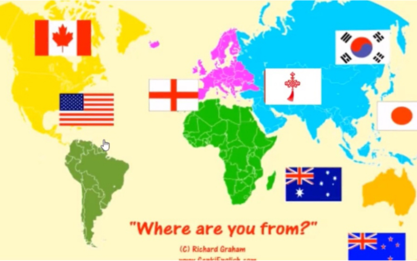 [图]自制英语歌曲：Where are you from?（杂音较大，可能听不清）