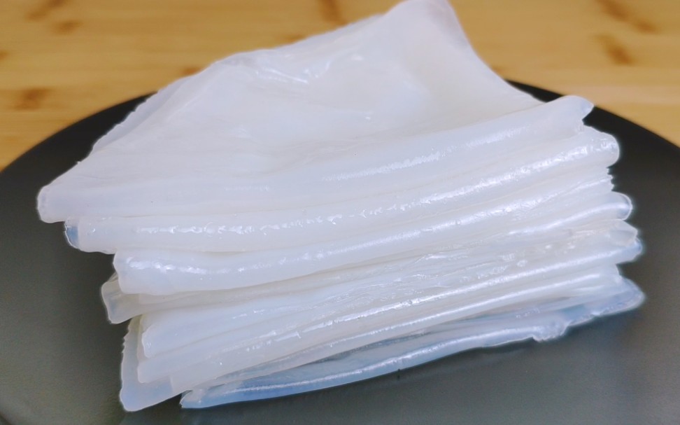 【凉皮最简单的做法】不洗面不揉面,劲道又透明,一大碗不够吃