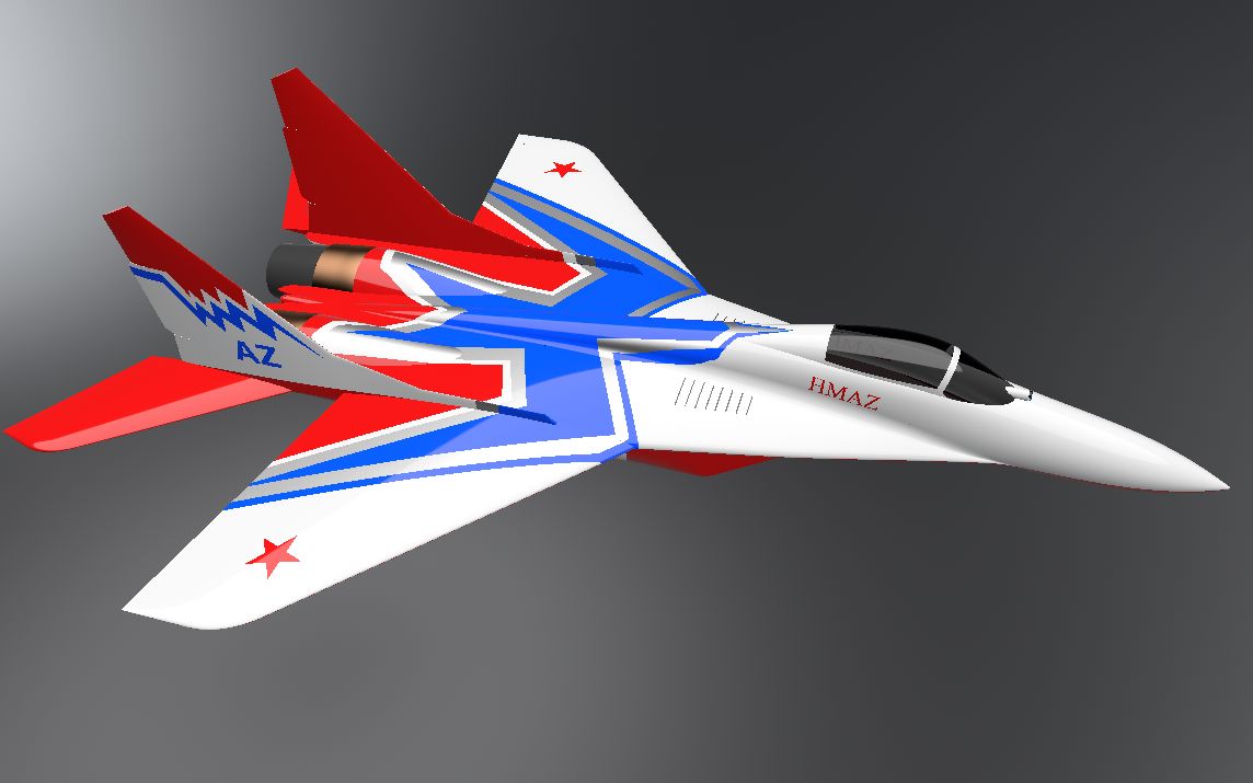 超漂亮米格29战机设计完成_哔哩哔哩_bilibili