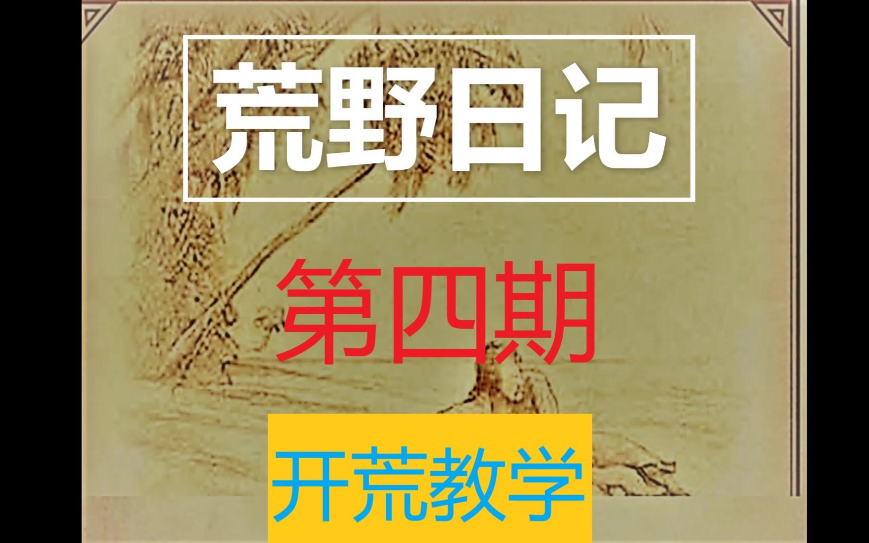 《荒野日记》大结局 教你如何空手在孤岛开荒4.0哔哩哔哩bilibili