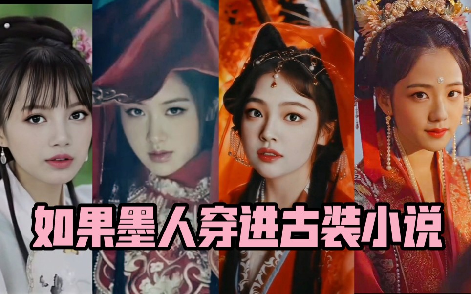 【blackpink】如果blackpink是古装小说人物 意外的适配度