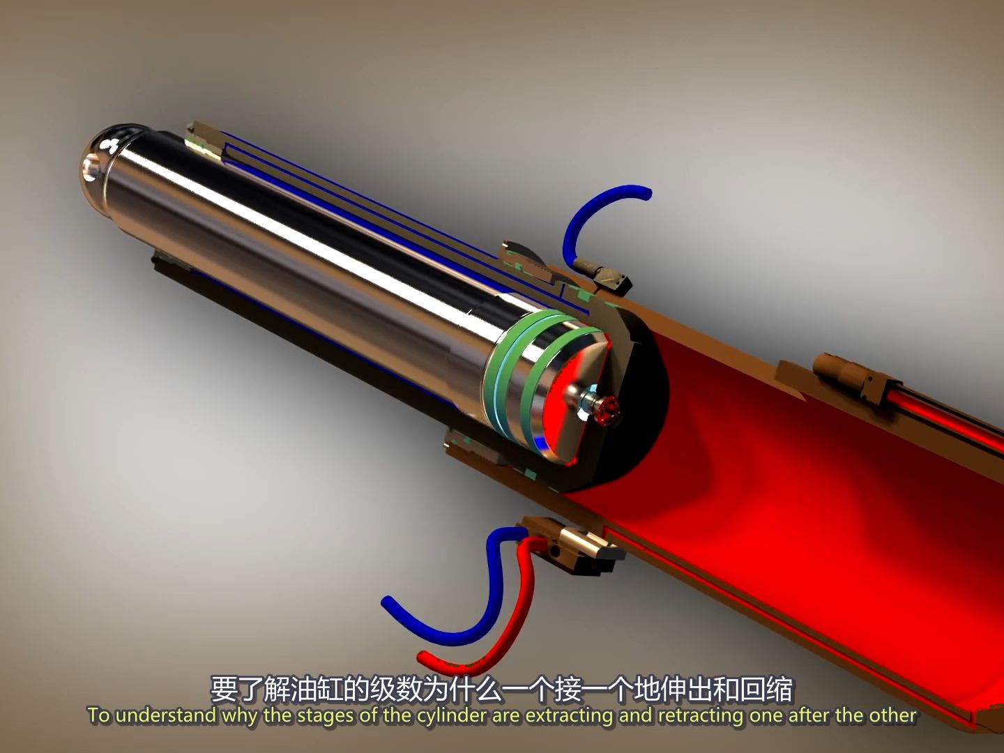 普通话配音——一种液压支架双伸缩立柱工作原理哔哩哔哩bilibili