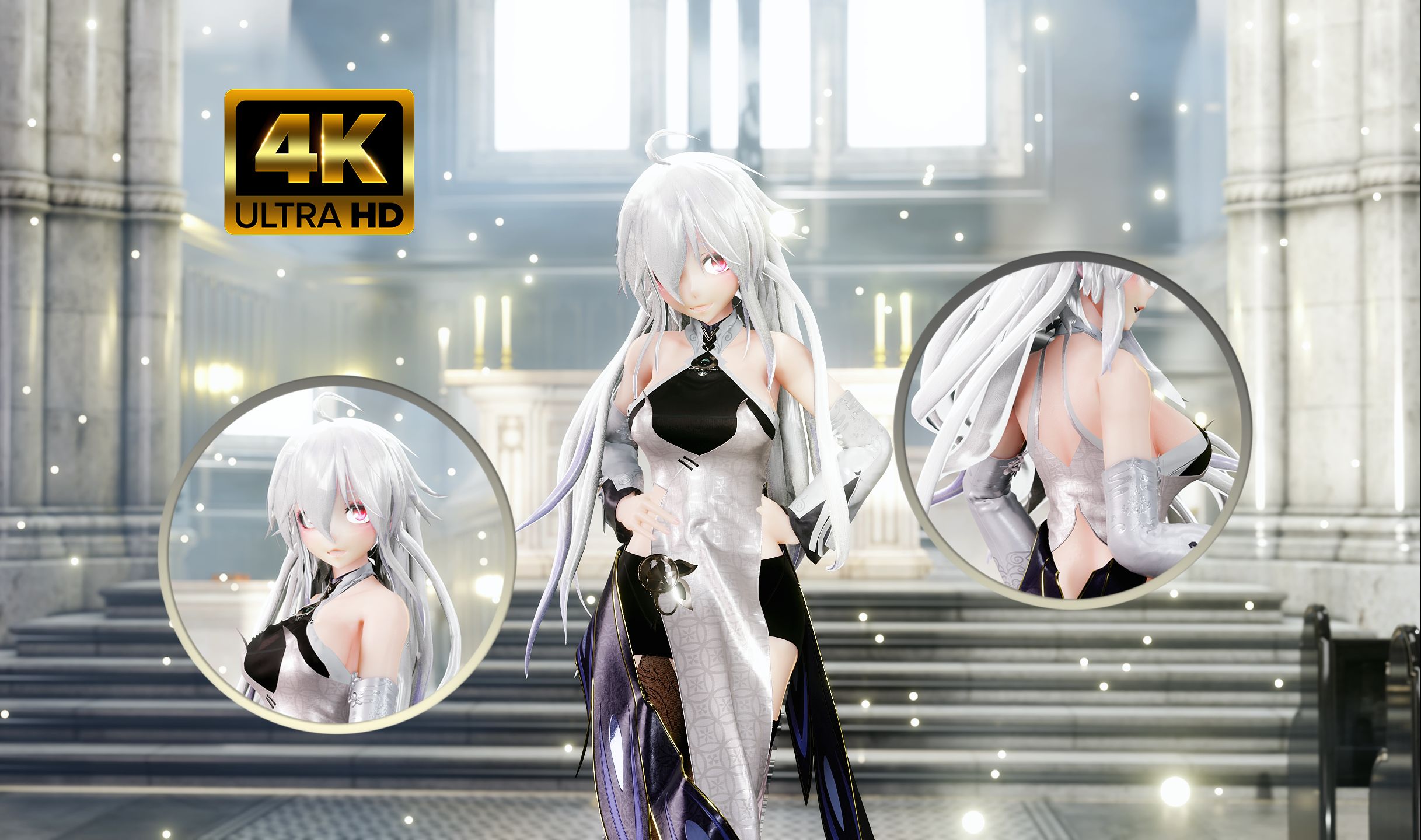 【4k渲染/弱音/福利版】~修女弱音为你祈祷~t-ara - so crazy