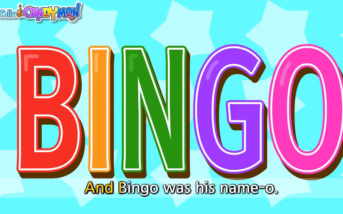 [图]英文童谣BINGO - Dog song - Nursery Rhymes - Popular Rhymes - English Song For Kids