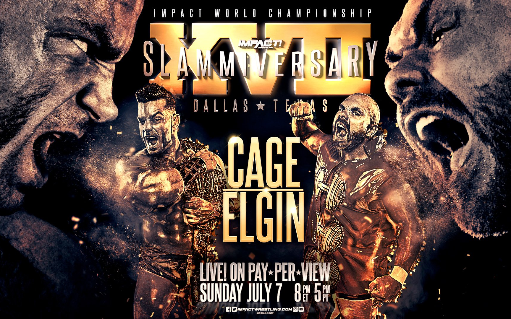 08 impact wrestling slammiversary 17 世界冠军赛:brian cage vs.