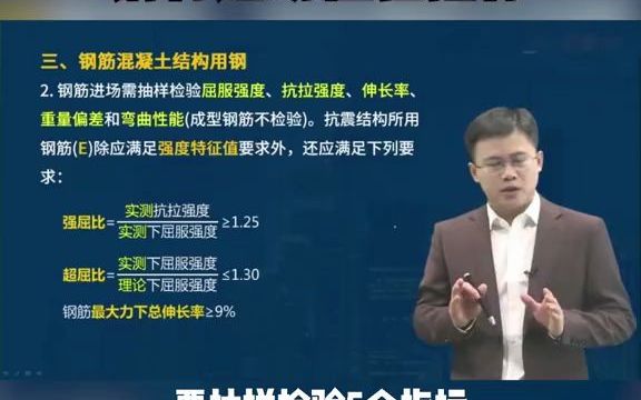 一建建筑实务,考前知识点提要,钢材的进场检验.哔哩哔哩bilibili