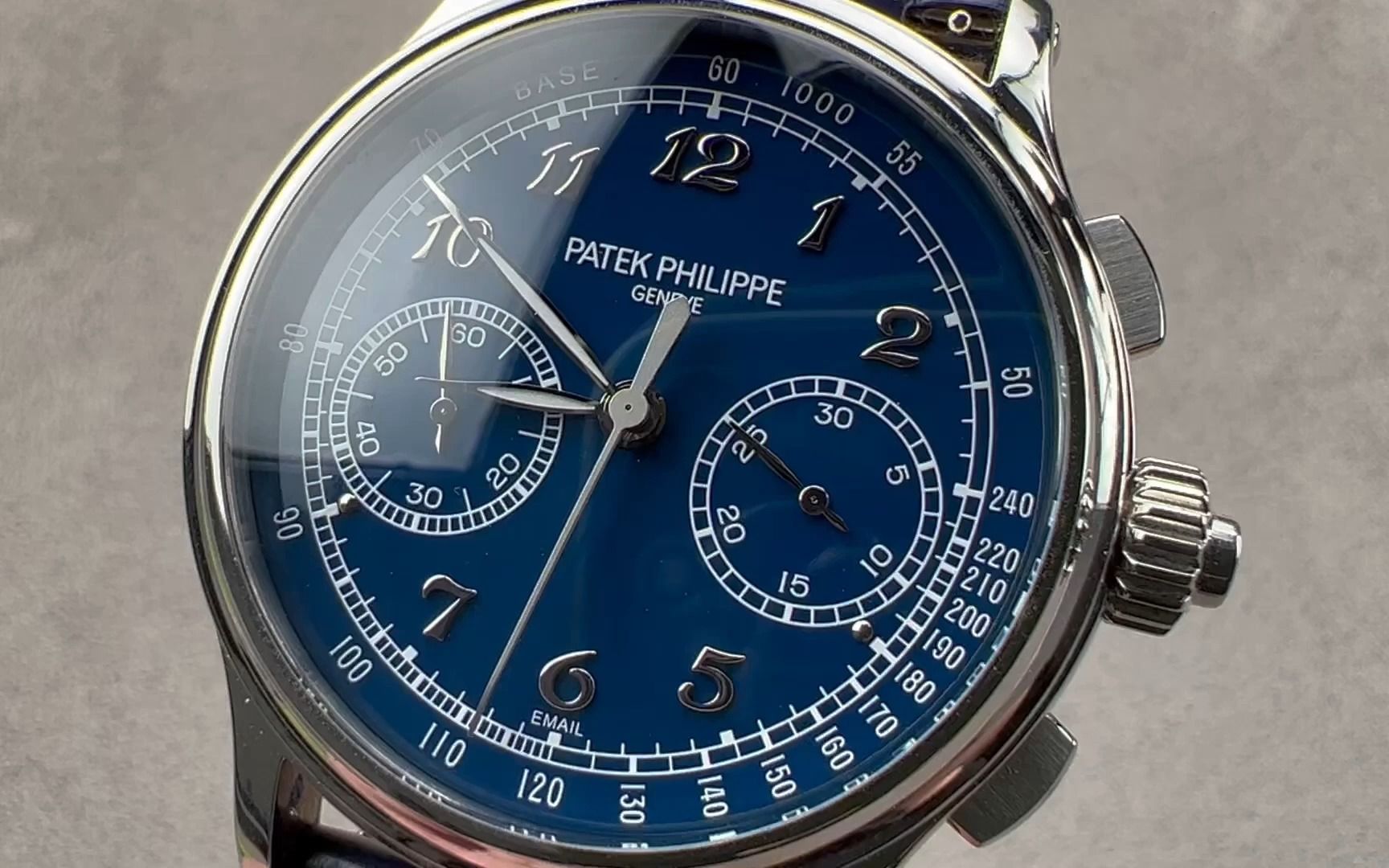 【watchbox 测评】百达翡丽 超级大复杂 5370p-011 追针计时蓝盘 测评