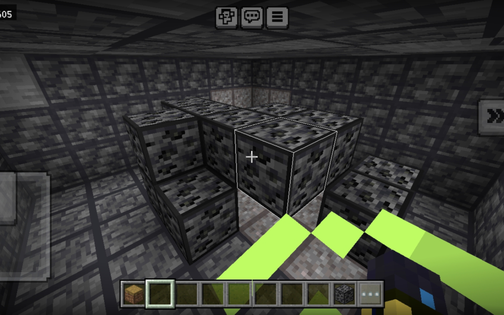 [minecraft]极其稀有的生成在负层的煤矿