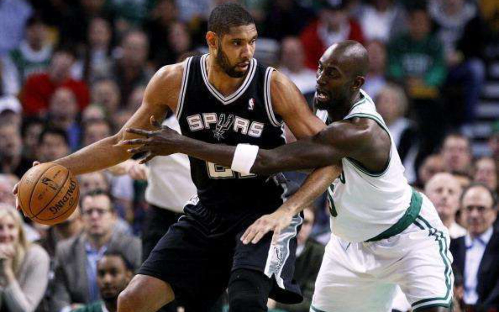 石佛邓肯单挑狼王加内特对位单挑超燃暴扣集锦混剪