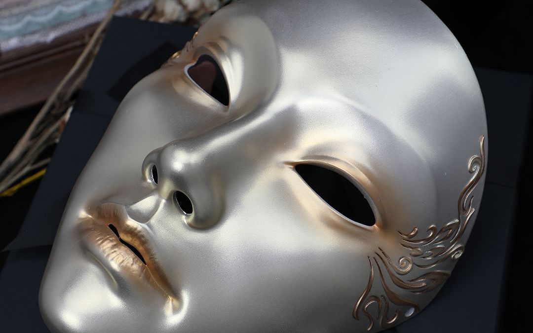 魂作物灵姬纯金全脸面具