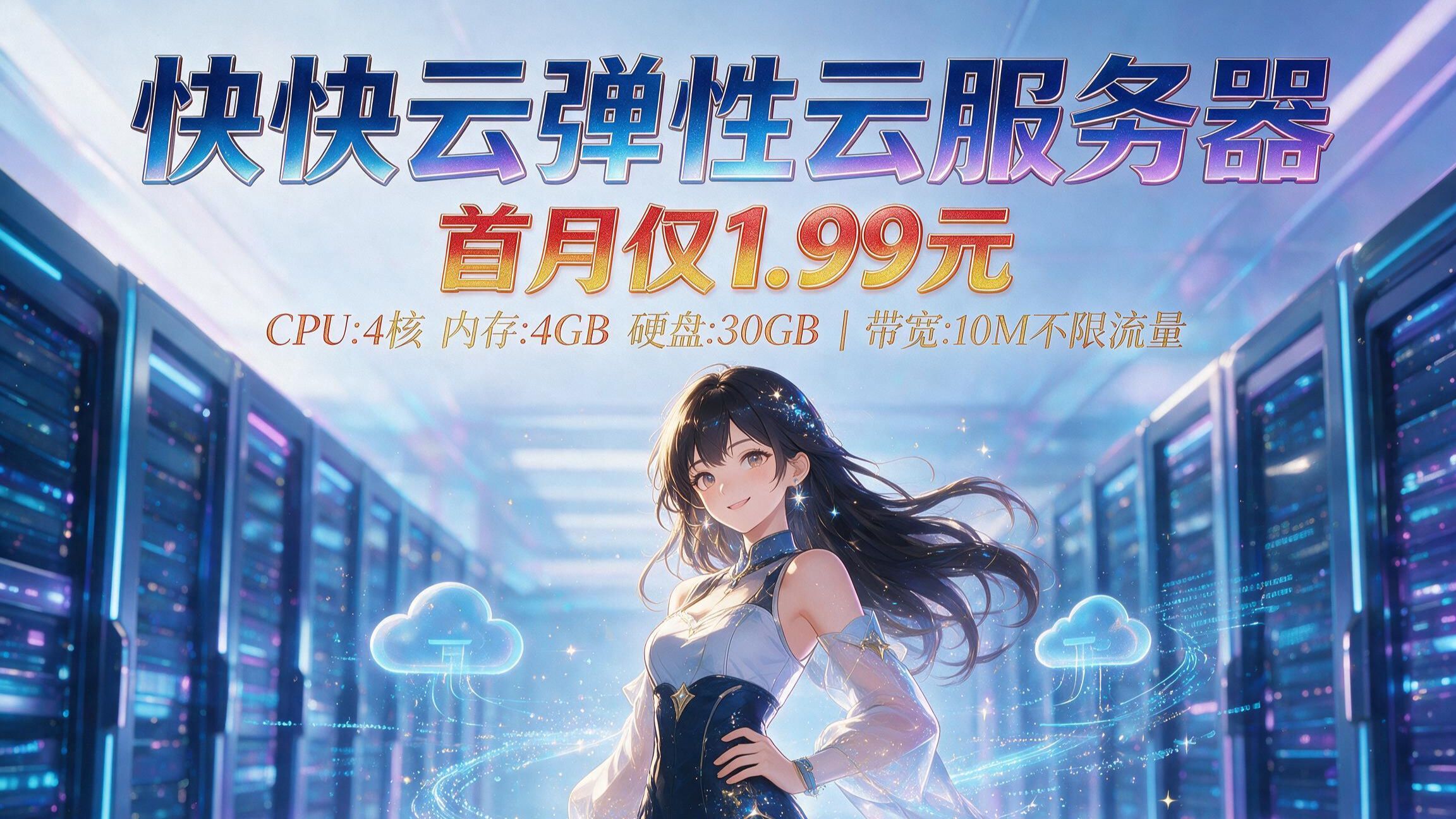 1.99/月四核四G的学生服务器,别再吃灰了