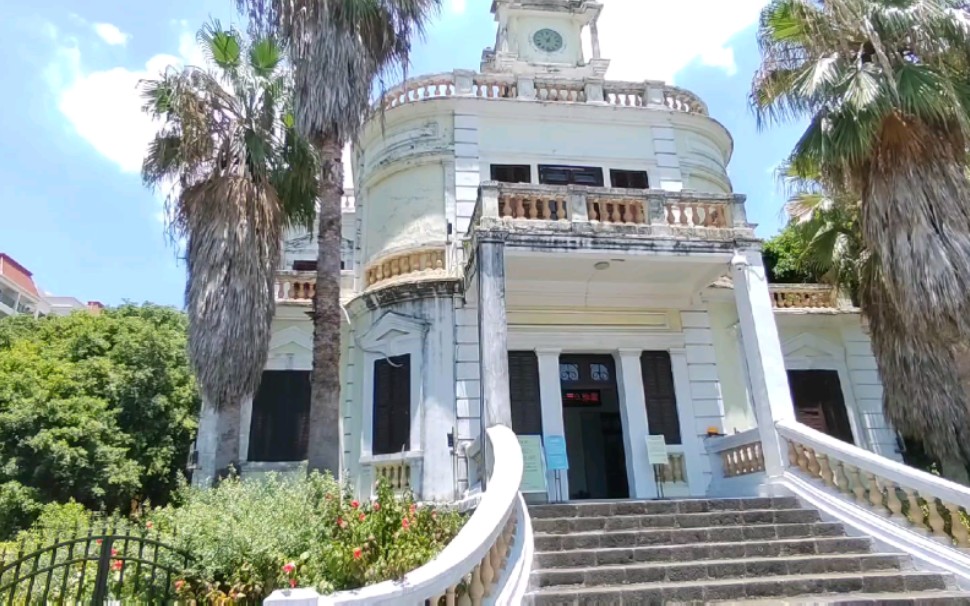 本想航拍湛江广州湾的法国公署旧址,可是无人机却无法起飞