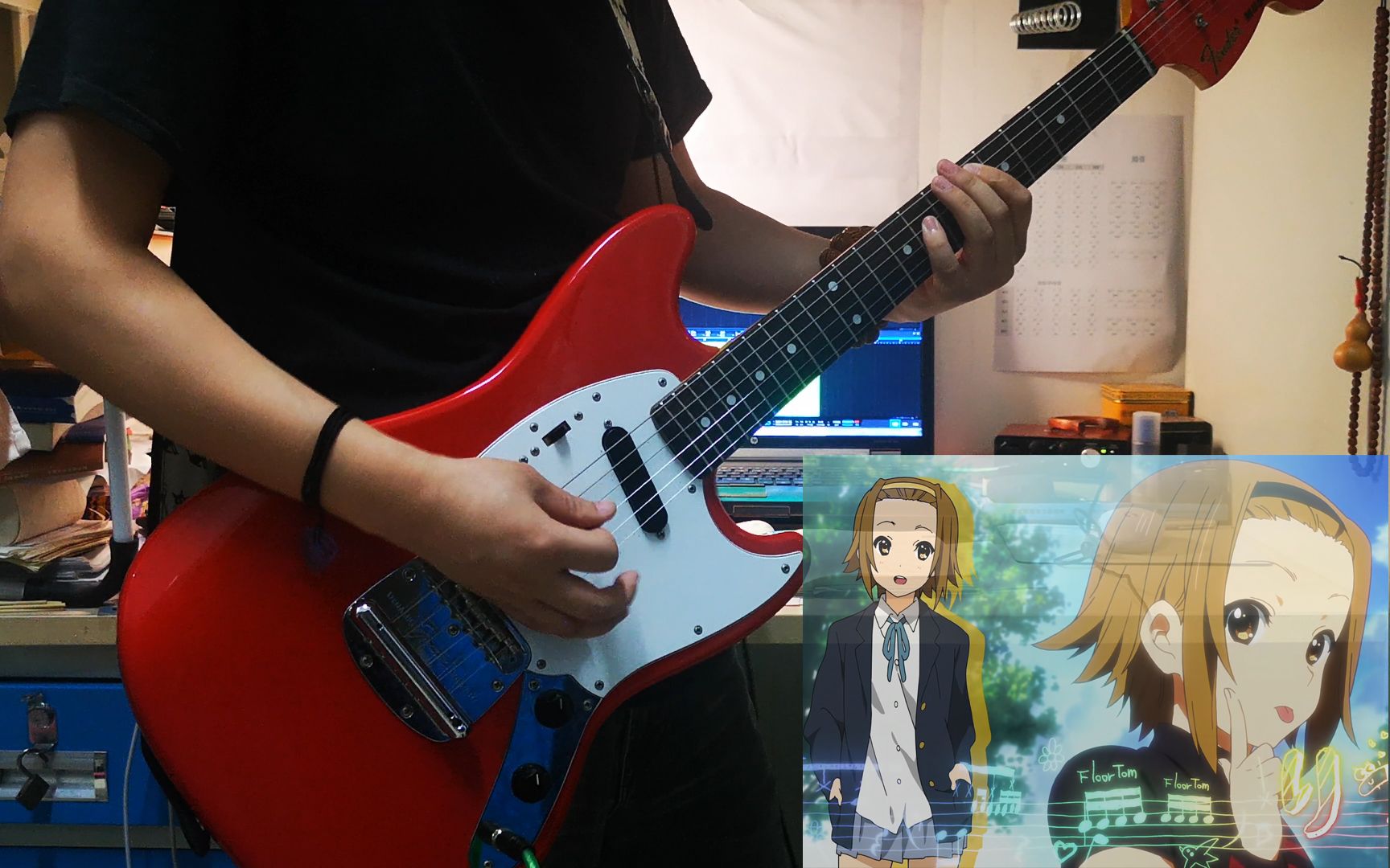 【电吉他/轻音少女】令人心跳的砂糖ときめきシュガー_哔哩哔哩_bili