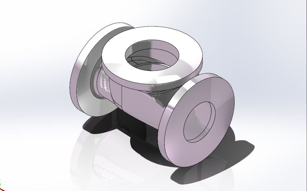 运用solidworks画调节阀阀门阀体为仿真建模做准备-bili_13768232861