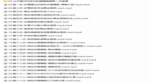 第一届 护理理论构建及结构方程模型理论与实践【分享wk996365】