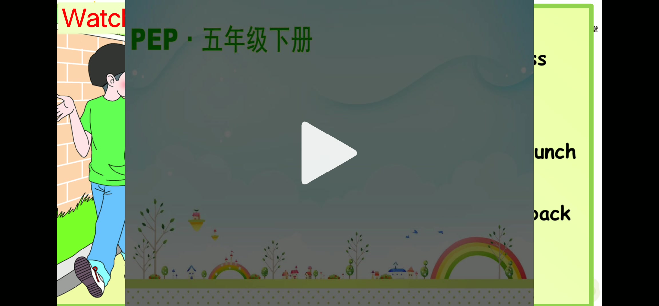 五年级英语下册第一单元Let's talk哔哩哔哩bilibili