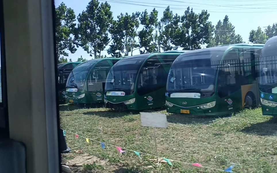 合肥公交运转系列坐着公交出张洼停保场内部