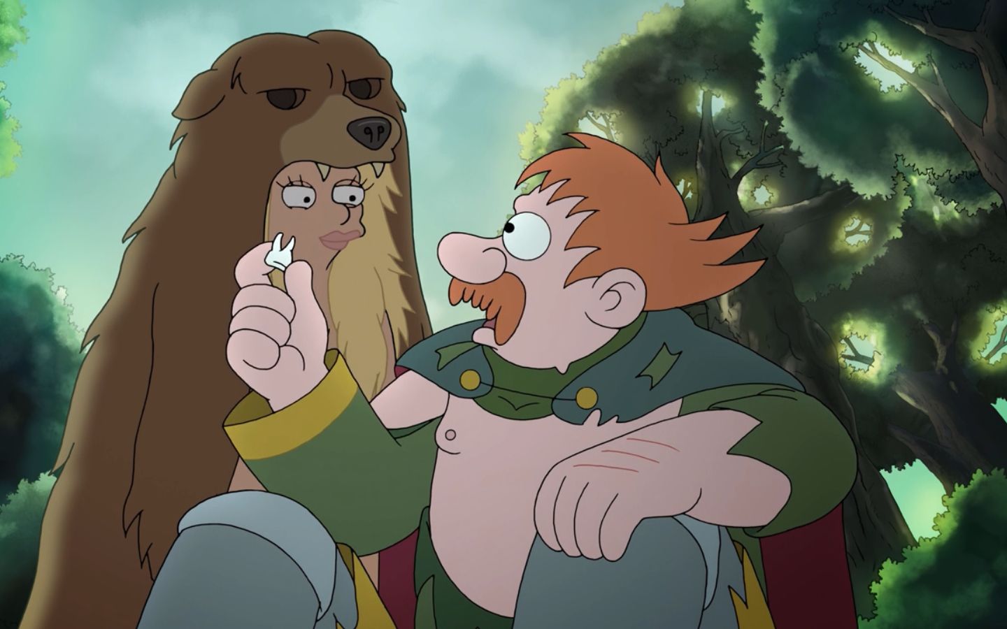 【毛豆】国王打猎途中遇一狗熊,没想熊皮下是一位"韵味美女"!《幻灭》