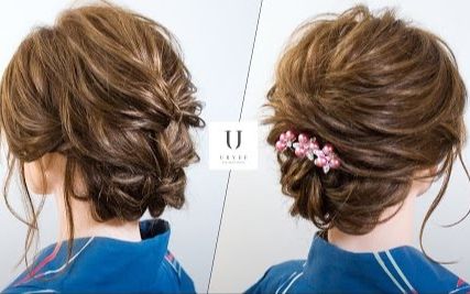 少女编发 | 适合夏日祭和花火大会的两款浴衣发型