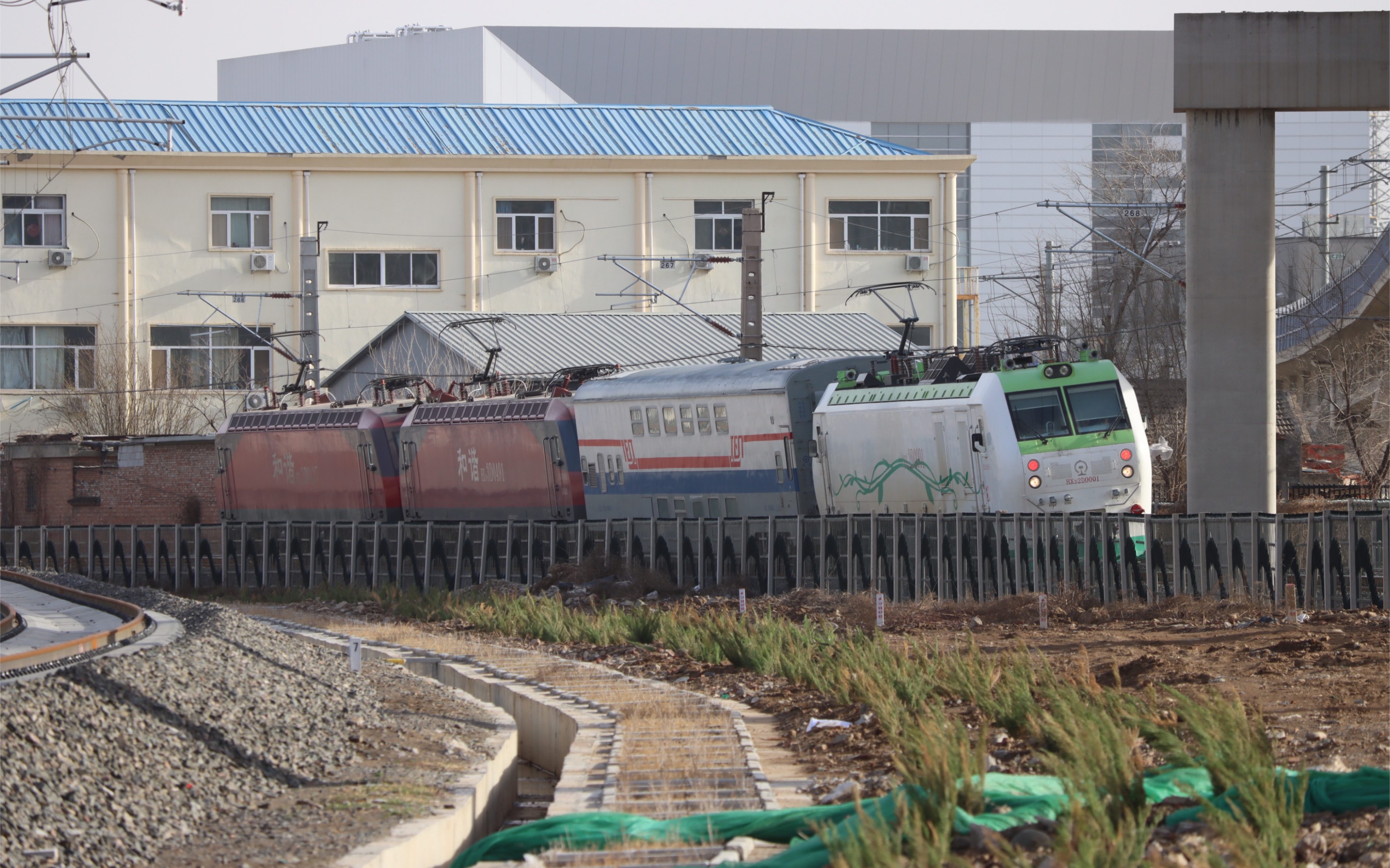 【中国铁路】环铁hxd2d永磁机车实验