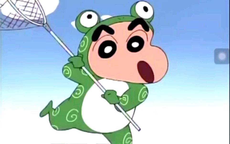 青蛙装的小新抓青蛙跳青蛙叫舞可可爱爱